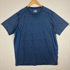 Under Armour T Shirt Mens 3XL LOT of 2 Heat Gear Fitted Tech Performance Wicking